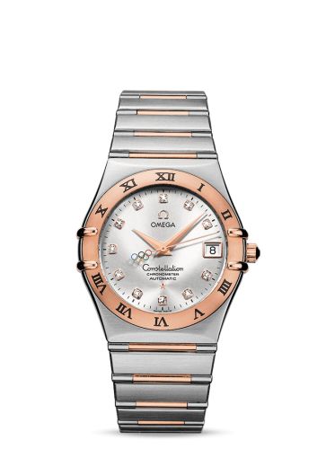 Omega Constellation Automatic 36 Stainless Steel / Red Gold / Beijing Olympics 2008